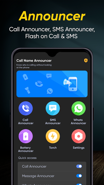 Caller Name Announcer App - Image screenshot of android app