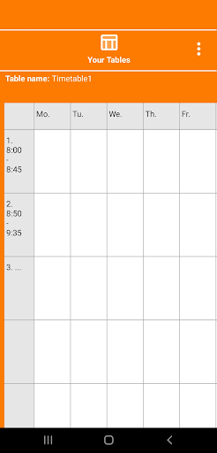 TimetableNotes - Image screenshot of android app