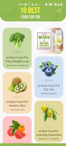 Healthy Foods for You - Image screenshot of android app