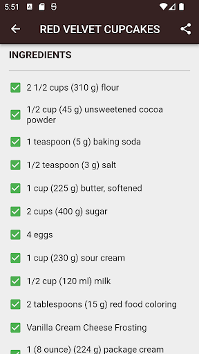 Chocolate Cake Recipes - Image screenshot of android app