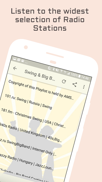 Swing & Big Band Music Radio - Image screenshot of android app