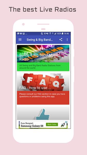 Swing & Big Band Music Radio - Image screenshot of android app