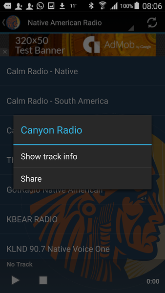 Native American Radio Stations - عکس برنامه موبایلی اندروید