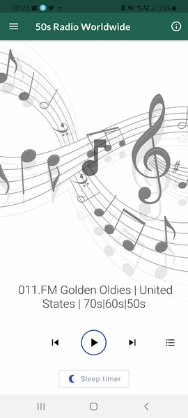 ۵۰s Radio Top Fifties Music - عکس برنامه موبایلی اندروید