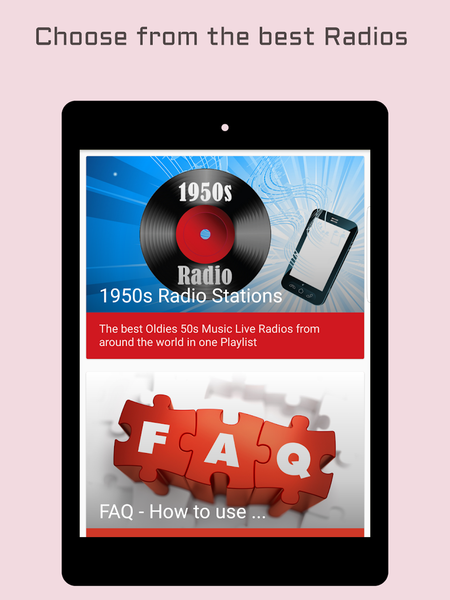 ۵۰s Radio Top Fifties Music - عکس برنامه موبایلی اندروید