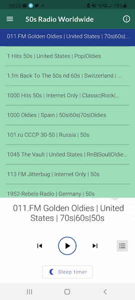 ۵۰s Radio Top Fifties Music - عکس برنامه موبایلی اندروید
