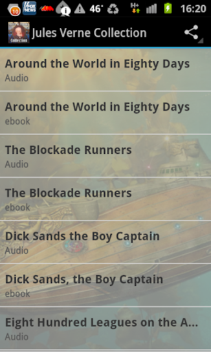 Jules Verne Collection - Image screenshot of android app