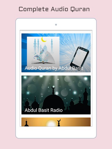 Audio Quran by Abdul Basit - Image screenshot of android app