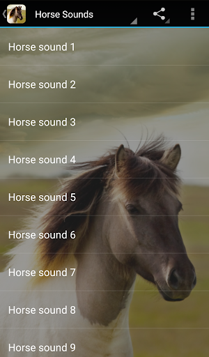 Horse Sounds - عکس برنامه موبایلی اندروید