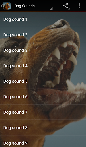 Dog Sounds - Image screenshot of android app