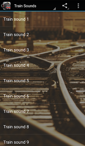 Train Sounds - عکس برنامه موبایلی اندروید