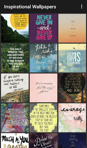 Inspirational Wallpaper - Image screenshot of android app