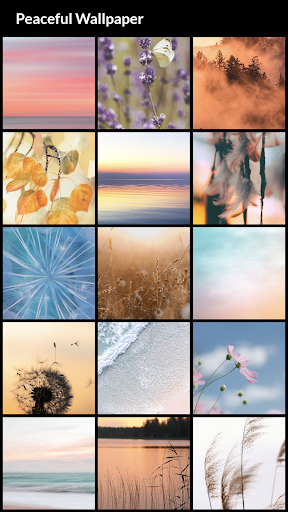 Peaceful Wallpapers - Image screenshot of android app