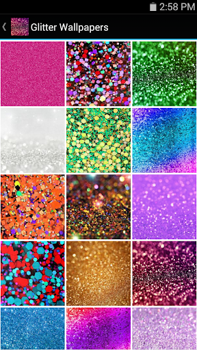 Glitter Wallpapers - Image screenshot of android app