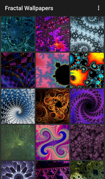 Fractal Wallpapers - Image screenshot of android app