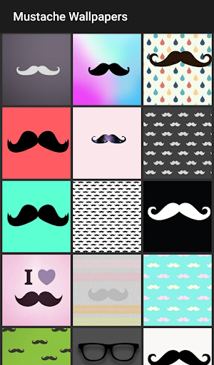 Mustache Wallpapers - عکس برنامه موبایلی اندروید