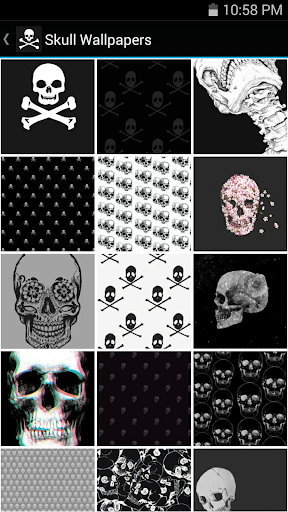 Skull Wallpapers - Image screenshot of android app