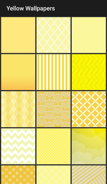 Yellow Wallpapers - Image screenshot of android app