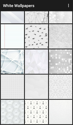 White Wallpapers - Image screenshot of android app