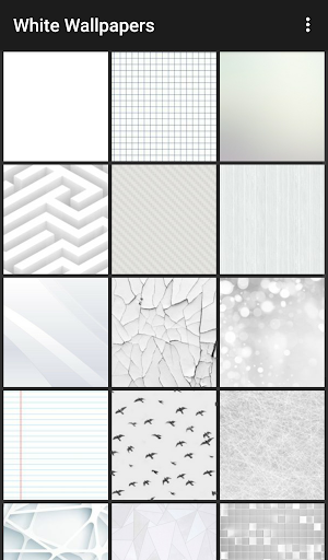 White Wallpapers - Image screenshot of android app