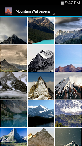 Mountain Wallpapers - Image screenshot of android app
