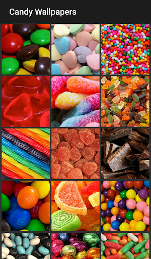 Candy Wallpapers - Image screenshot of android app