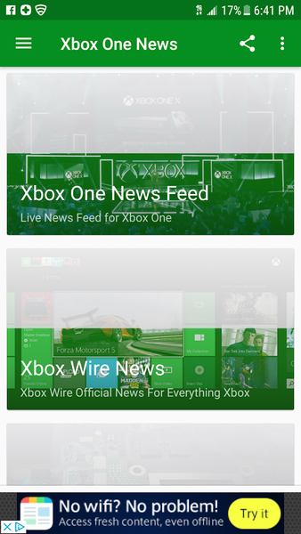 News for XBOX ONE - Image screenshot of android app