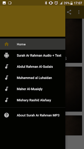Surah Ar Rahman MP3 - Image screenshot of android app