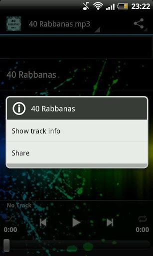 40 Rabbanas MP3 from Quran - Image screenshot of android app
