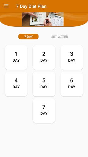 Weight Loss 7 Day Diet Plan - Image screenshot of android app