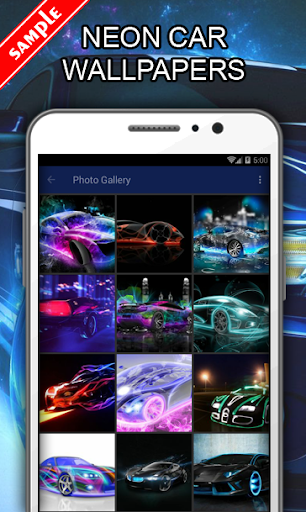 Neon Car Wallpapers - Image screenshot of android app