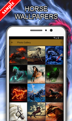 Horse Wallpapers - Image screenshot of android app
