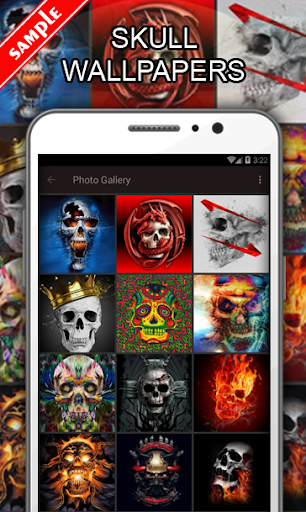 Skull Wallpapers - Image screenshot of android app