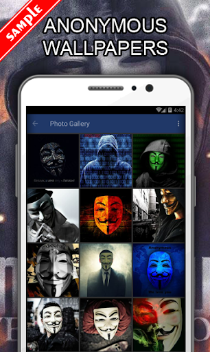 Anonymous Wallpapers - Image screenshot of android app