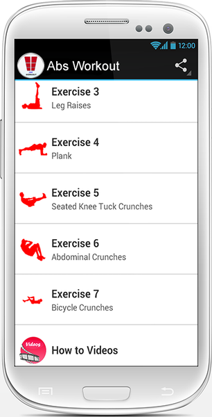 Abs Workout - Image screenshot of android app