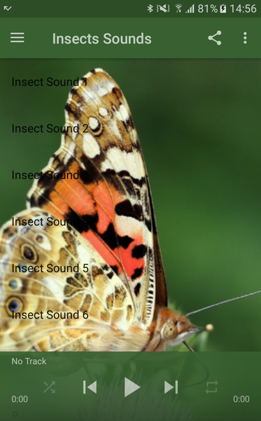 Insects Sounds - Image screenshot of android app