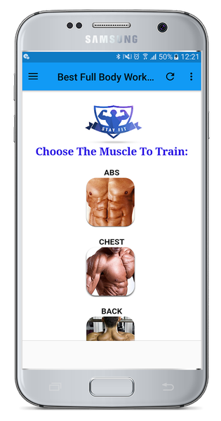 Full Body Workout - Image screenshot of android app