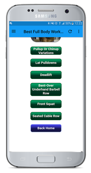 Full Body Workout - Image screenshot of android app