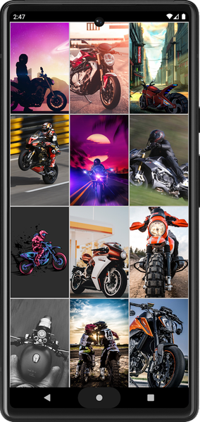 Motorcycle Wallpapers - Image screenshot of android app