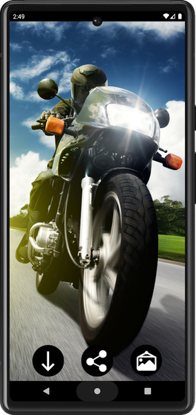 Motorcycle Wallpapers - Image screenshot of android app
