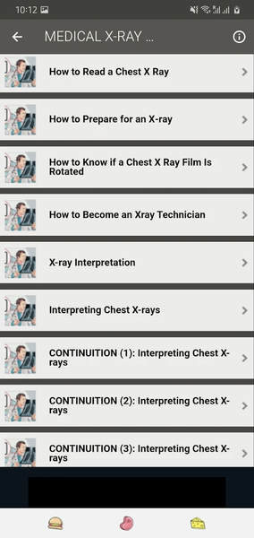 X-RAY Interpretation - cases - Image screenshot of android app