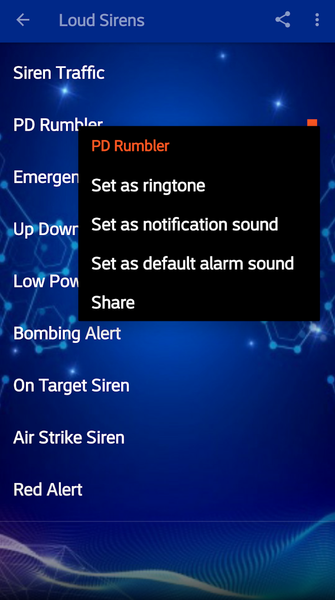 Loud Siren Ringtones & Alarms - Image screenshot of android app