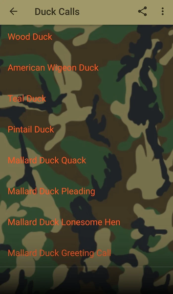 Duck Hunting Calls - عکس برنامه موبایلی اندروید