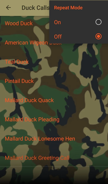 Duck Hunting Calls - Image screenshot of android app