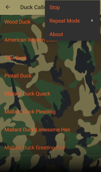 Duck Hunting Calls - Image screenshot of android app