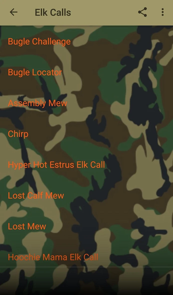Elk Hunting Calls - Image screenshot of android app