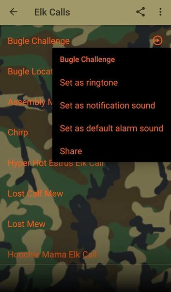 Elk Hunting Calls - Image screenshot of android app