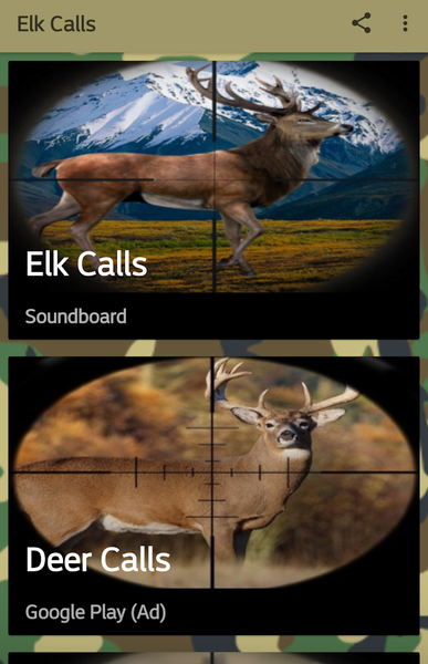 Elk Hunting Calls - عکس برنامه موبایلی اندروید