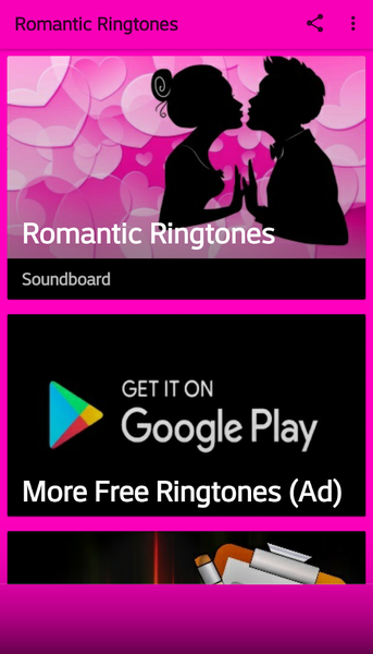 Romantic Ringtones - عکس برنامه موبایلی اندروید