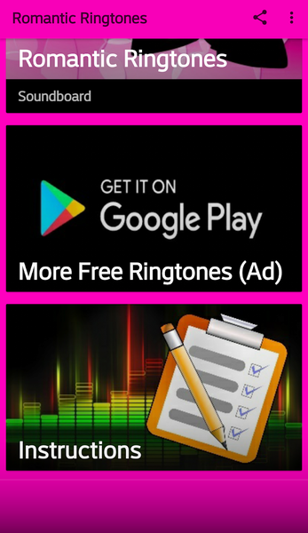 Romantic Ringtones - عکس برنامه موبایلی اندروید